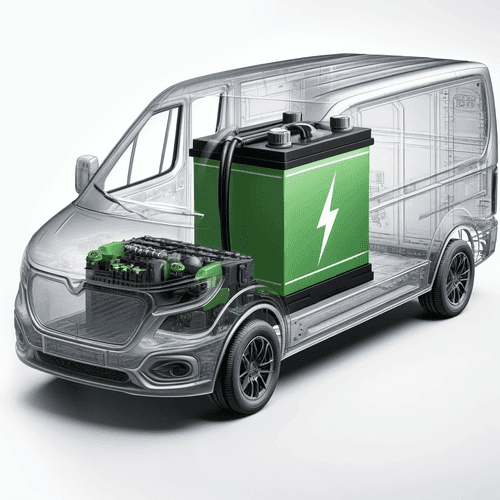 RAM ProMaster EV 110 kWh Battery Power for Extended Range
