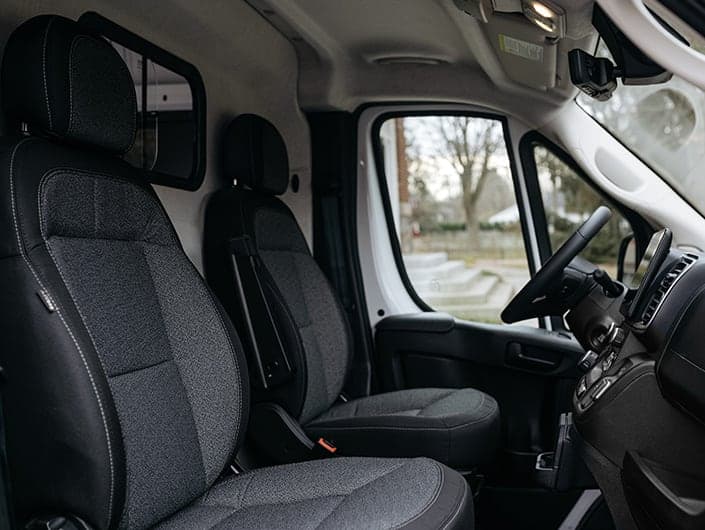 Premium Interior for Driver Comfort - RAM ProMaster EV Commercial Electric Van Features